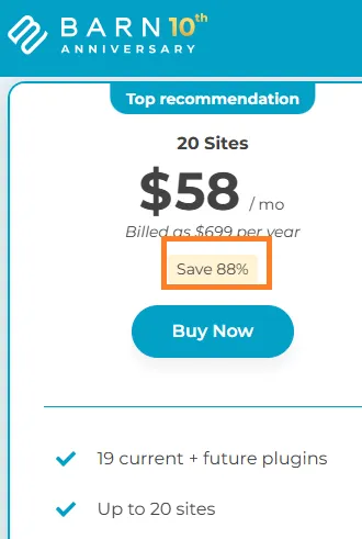Barn2 88% OFF Offer